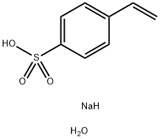 4-STYRENESULFONIC ACID, SODIUM SALT HYDRATE Structure