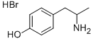 HYDROXYAMPHETAMINE HYDROBROMIDE Structure