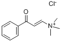 TRIMETHYL(3-OXO-3-PHENYLPROP-1-ENYL)AMMONIUM CHLORIDE Structure