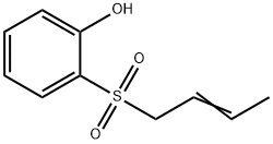 2-(2-Butenylsulfonyl)phenol Structure