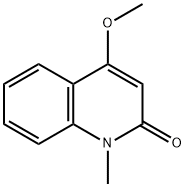 4-METHOXY-1-METHYL-2(1H)-QUINOLINONE Structure