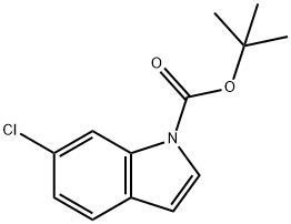 1-BOC-6-CHLOROINDOLE Structure