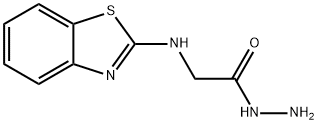 Glycine, N-2-benzothiazolyl-, hydrazide (9CI) Structure