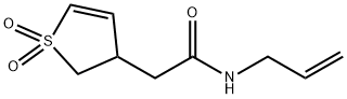 3-Thiopheneacetamide, 2,3-dihydro-N-2-propenyl-, 1,1-dioxide (9CI) Structure