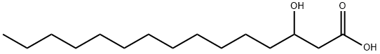 (+/-)-3-HYDROXYPENTADECANOIC ACID Structure