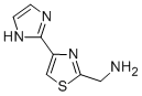 2-Thiazolemethanamine,  4-(1H-imidazol-2-yl)- Structure