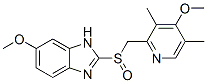 5-methoxy-2-[(4-methoxy-3,5-dimethyl-pyridin-2-yl)methylsulfinyl]-3H-benzoimidazole Structure