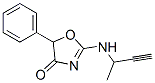 2-[(1-Methyl-2-propynyl)amino]-5-phenyl-2-oxazolin-4-one Structure