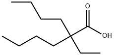 .alpha.-Butyl-.alpha.-ethylcaproic acid Structure