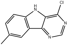 4-chloro-8-methyl-5H-pyrimido[5,4-b]indole Structure