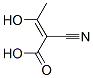 2-Butenoic acid, 2-cyano-3-hydroxy- (9CI) Structure