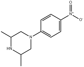 3,5-Dimethyl-1-(4-nitrophenyl)piperazine Structure