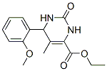 4-Pyrimidinecarboxylicacid,1,2,3,6-tetrahydro-6-(2-methoxyphenyl)-5-methyl-2-oxo-,ethylester(9CI) Structure