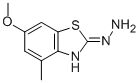 2(3H)-Benzothiazolone,6-methoxy-4-methyl-,hydrazone(9CI) Structure