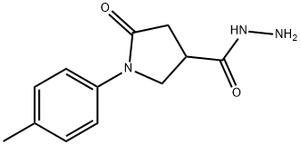 1-(4-Methylphenyl)-5-oxopyrrolidine-3-carbohydrazide Structure