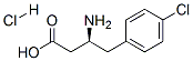 (S)-3-Amino-4-(4-Chlorophenyl)butyric Acid Hydrochloride Structure