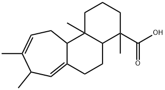2,3,4,4a,5,6,8,11,11a,11b-Decahydro-4,8,9,11b-tetramethyl-1H-cyclohepta[a]naphthalene-4-carboxylic acid Structure