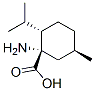 Cyclohexanecarboxylic acid, 1-amino-5-methyl-2-(1-methylethyl)-, (1S,2S,5R)- Structure