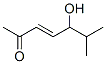 3-Hepten-2-one, 5-hydroxy-6-methyl-, (3E)- (9CI) Structure