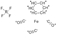 CYCLOHEXADIENYLIUMIRON(0) TRICARBONYL TETRAFLUOROBORATE Structure