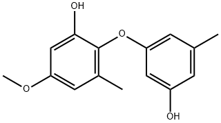 3,5'-Dimethyl-5-methoxy-(2,3'-oxybisphenol) Structure