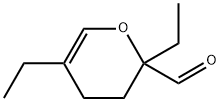 2,5-diethyl-3,4-dihydro-2H-pyran-2-carbaldehyde  Structure