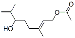 (6E)-2,6-Dimethyl-8-acetoxy-1,6-octadiene-3-ol Structure