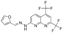 2-Furancarboxaldehyde,[5,7-bis(trifluoromethyl)-1,8-naphthyridin-2-yl]hydrazone(9CI) Structure