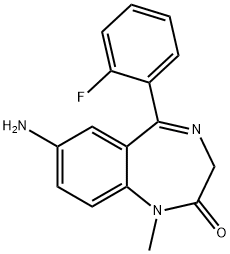 7-AMINOFLUNITRAZEPAM Structure