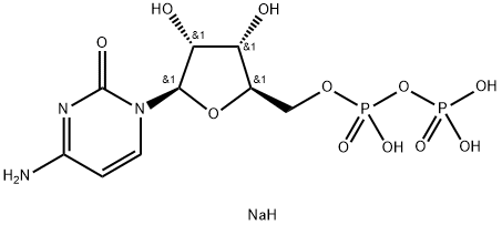Cytidine 5'-diphosphate trisodium salt Structure