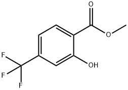 2-HYDROXY-4-TRIFLUOROMETHYL-BENZOIC ACID METHYL ESTER Structure
