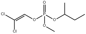 (2,2-Dichlorovinyl)butylmethyl=phosphate Structure