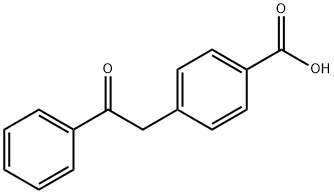 4-(2-OXO-2-PHENYLETHYL)BENZOIC ACID Structure