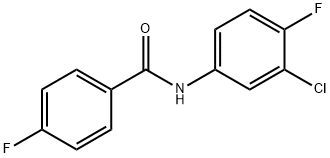 N-(3-Chloro-4-fluorophenyl)-4-fluorobenzaMide, 97% Structure