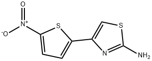 4-(5-Nitro-2-thienyl)-2-thiazolamine Structure