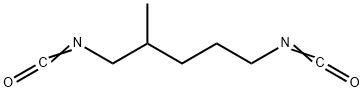 1,5-DIISOCYANATO-2-METHYLPENTANE Structure