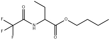 2-[(Trifluoroacetyl)amino]butanoic acid butyl ester Structure