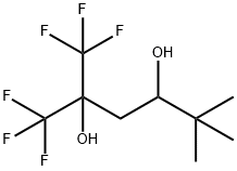 1,1,1-Trifluoro-2-(trifluoromethyl)-5,5-dimethyl-2,4-hexanediol Structure