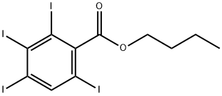 2,3,4,6-Tetraiodobenzoic acid butyl ester Structure