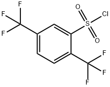 2,5-BIS(TRIFLUOROMETHYL)BENZENESULFONYL CHLORIDE Structure