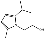1H-Pyrrole-1-ethanol,2-methyl-5-(1-methylethyl)-(9CI) Structure