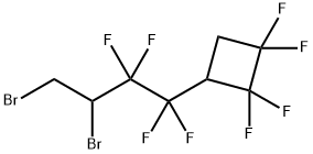 3-(3,4-Dibromo-1,1,2,2-tetrafluorobutyl)-1,1,2,2-tetrafluorocyclobutane Structure