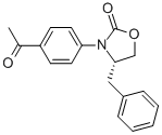 (S)-3-(4-ACETYLPHENYL)-4-BENZYLOXAZOLIDIN-2-ONE Structure