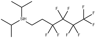 DIISOPROPYL(1H,1H,2H,2H-PERFLUOROHEXYL)SILANE Structure