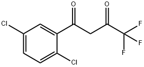 4,4,4-TRIFLUORO-1-(2,5-DICHLOROPHENYL)-1,3-BUTANEDIONE Structure