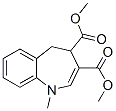 4,5-Dihydro-1-methyl-1H-1-benzazepine-3,4-dicarboxylic acid dimethyl ester Structure