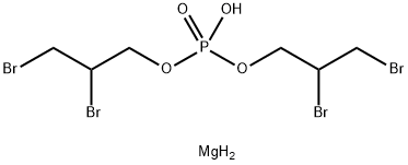 BIS(2,3-DIBROMOPROPYL)PHOSPHATE,MAGNESIUMSALT Structure