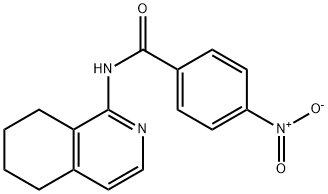 4-Nitro-N-(5,6,7,8-tetrahydro-1-isoquinolinyl)benzamide Structure