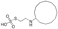 Thiosulfuric acid S-[2-(cyclododecylamino)ethyl] ester Structure