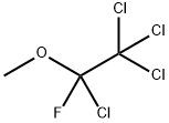 1,2,2,2-TETRACHLORO-1-FLUOROETHYL METHYL ETHER Structure